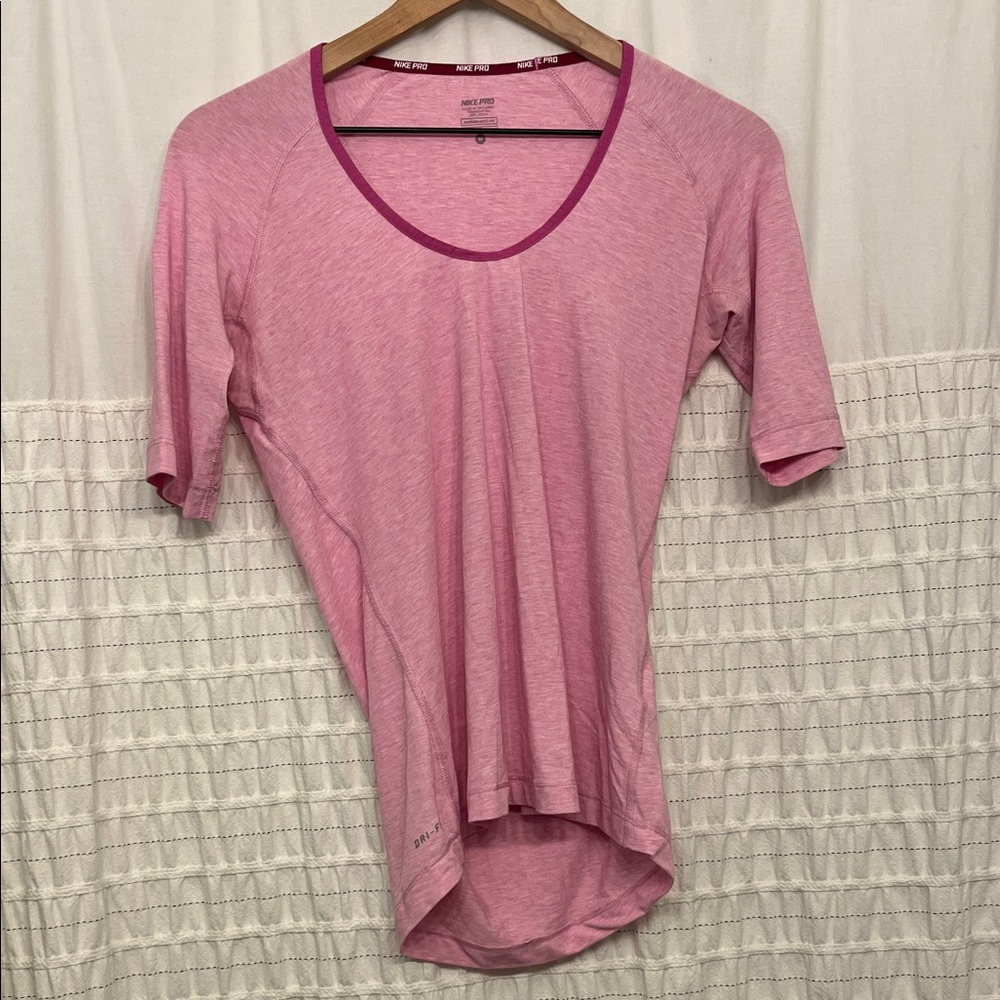 Nike PRO Women's Dri-Fit Short Sleeve Tee, pink/purple, nice and comfy